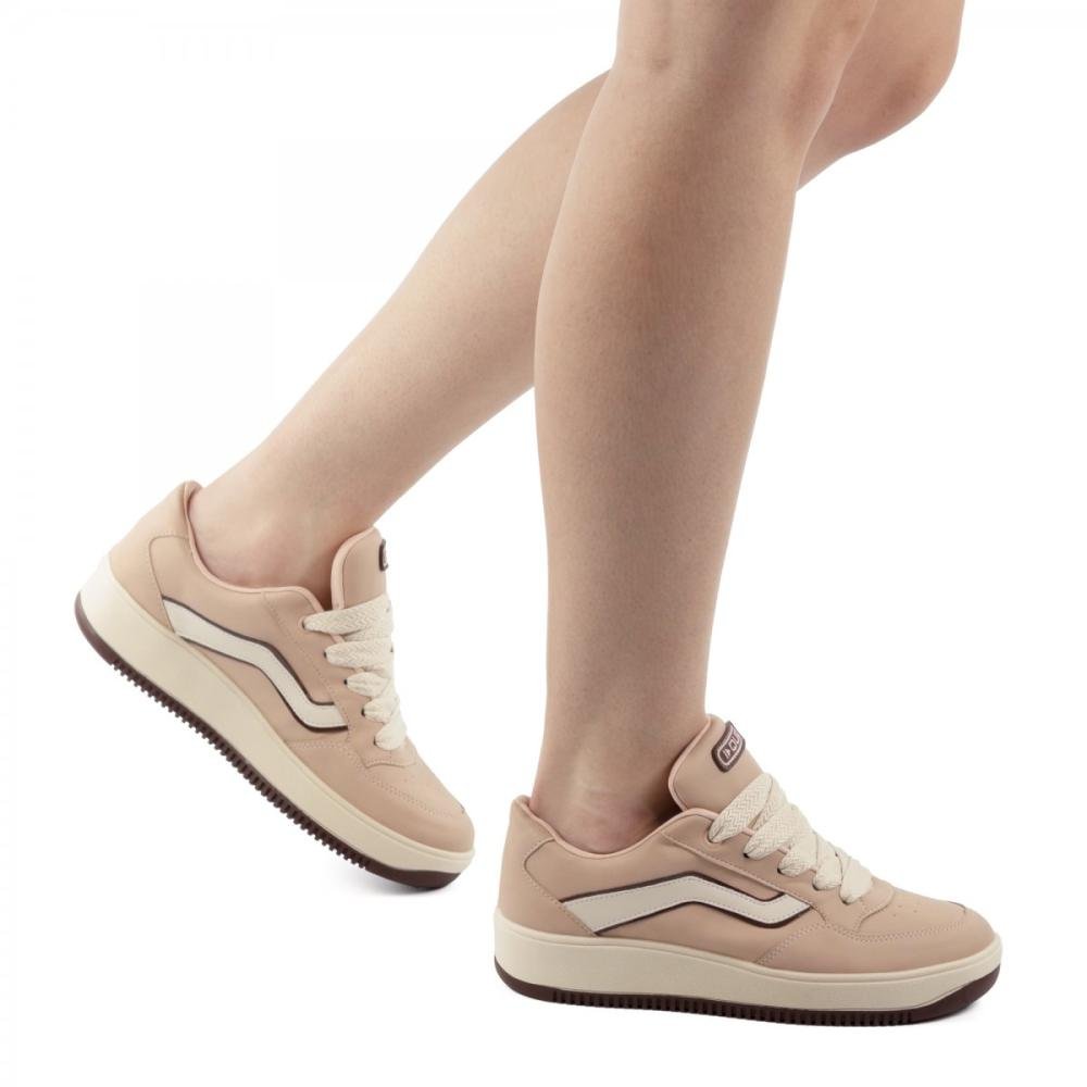 Tênis Casual Street Quiz Feminino Rose 2