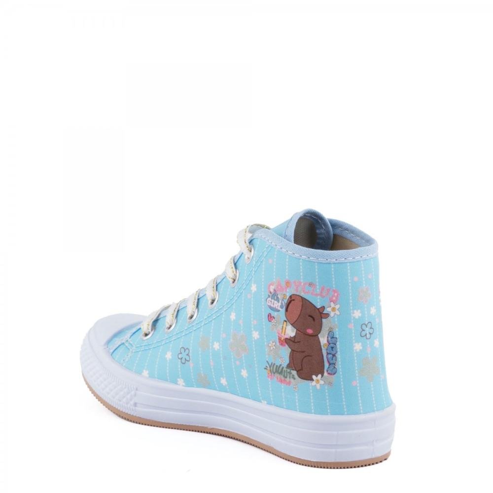Tênis Botinha Capivara Winipeg Infantil Menina Azul 3