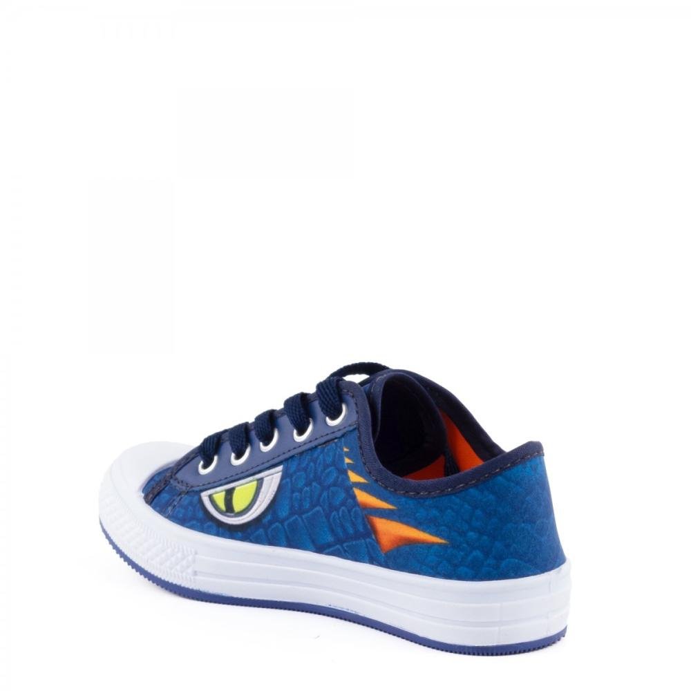 Tênis Casual Dragão Winipeg Infantil Menino Azul 3