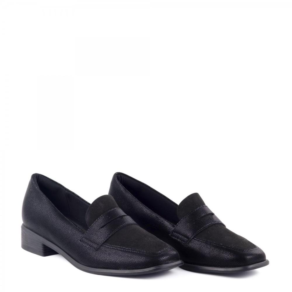 Sapato Mocassim Casual Piccadilly Feminino Preto 3