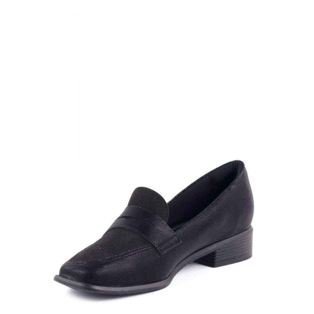 Sapato Mocassim Casual Piccadilly Feminino Preto 5