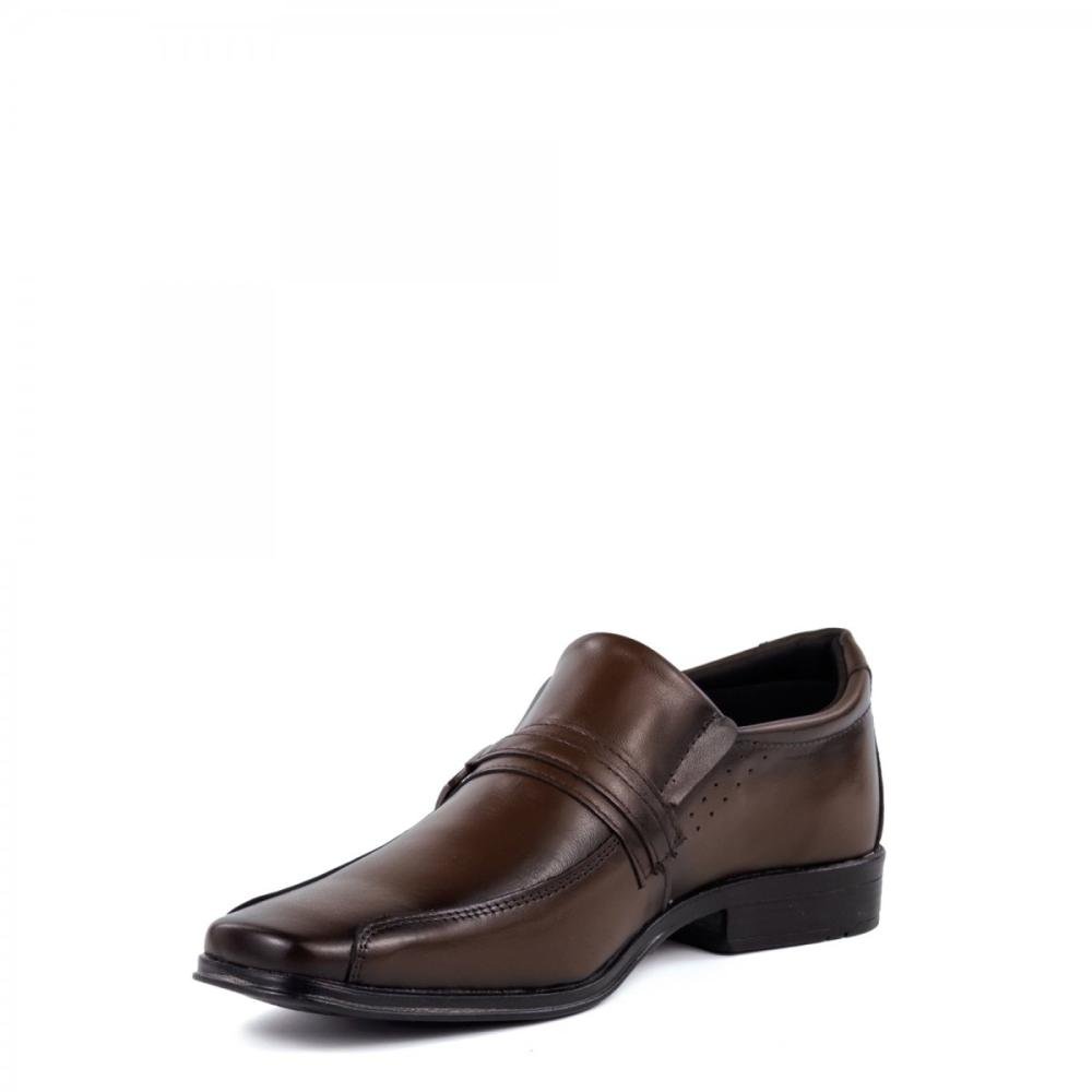 Sapato Social Couro Legitimo Fivela BR2 Masculino Marrom 4