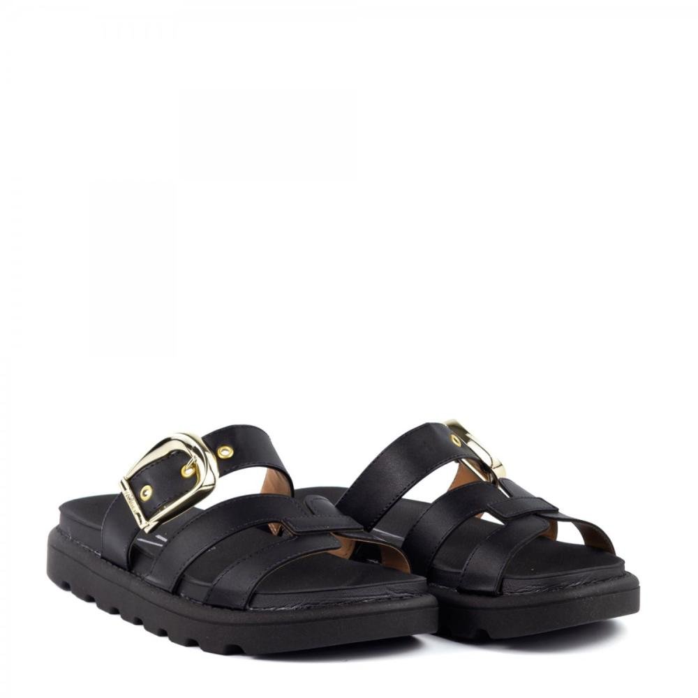 Tamanco Papete Fivela Vizzano Feminino Preto 3