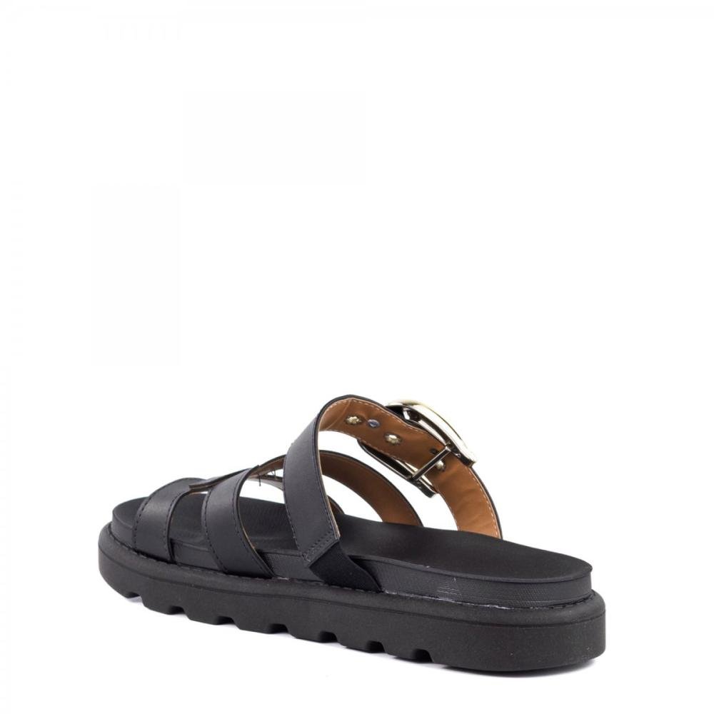 Tamanco Papete Fivela Vizzano Feminino Preto 4