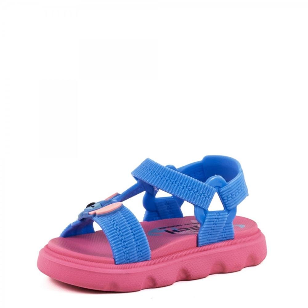 Sandália Papete Stitch Grendene Kids Baby Menina Rosa/Azul 3