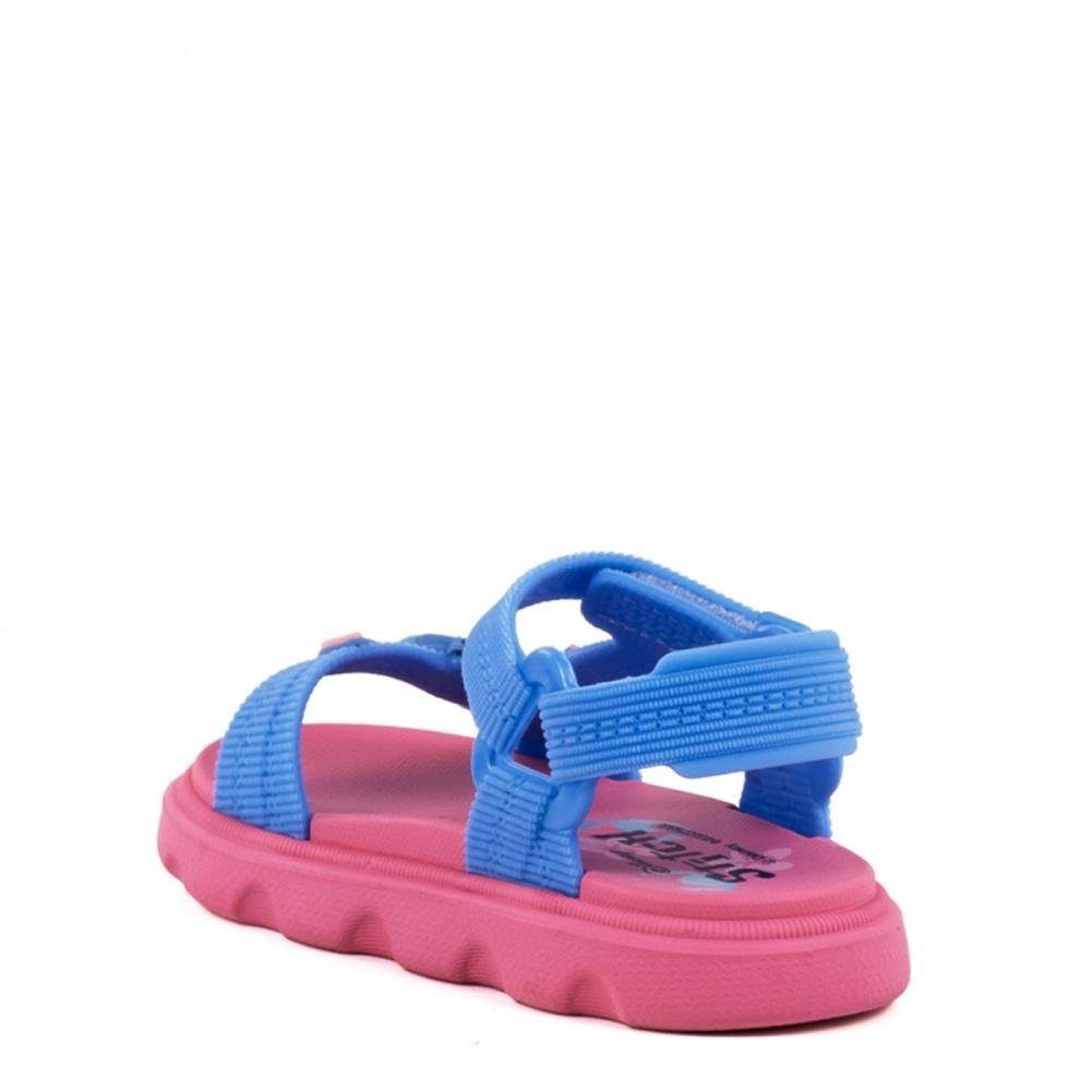 Sandália Papete Stitch Grendene Kids Baby Menina Rosa/Azul 4