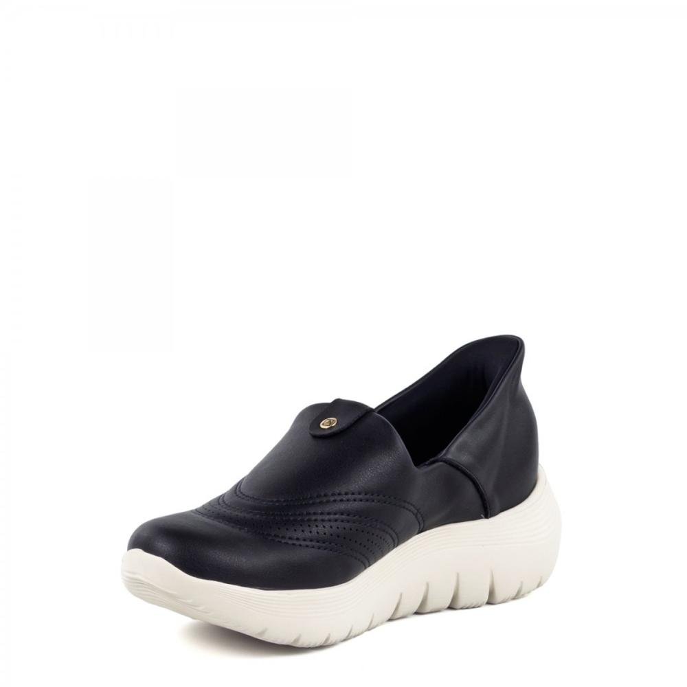 Tênis Calce Fácil Slip Fit Piccadilly Feminino Preto 5