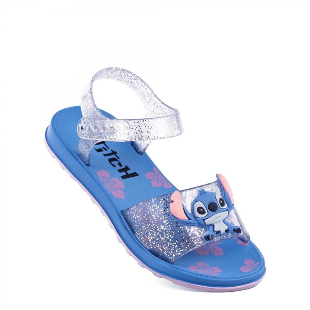 Sandália Casual Stitch Grendene Kids Infantil Menina Azul 3