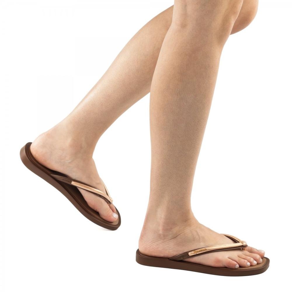 Chinelo Casual Ipanema Luzze Feminino Marrom 2