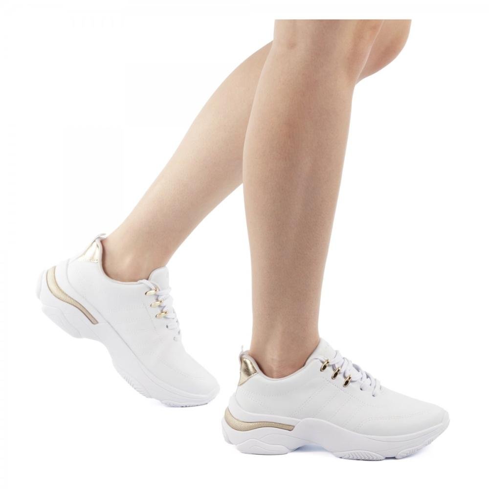 Tênis Chunky Casual Ramarim Feminino Branco 2