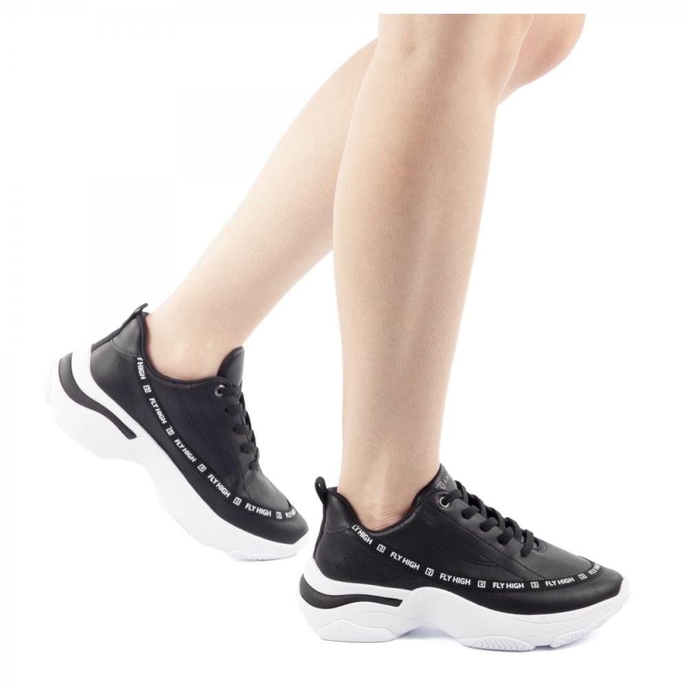 Tênis Chunky Casual Ramarim Feminino Preto 2