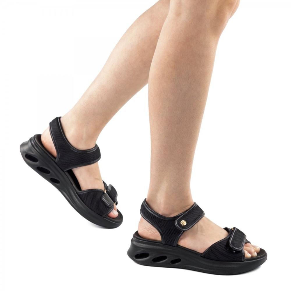 Sandália Papete EVA Ultraleve Modare Feminina Preto 2