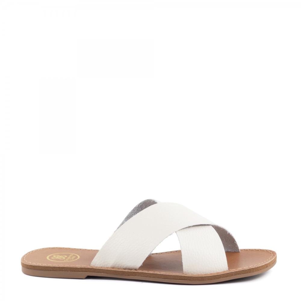 Rasteirinha Tiras Cruzadas Casual Giovanna Dias Feminina