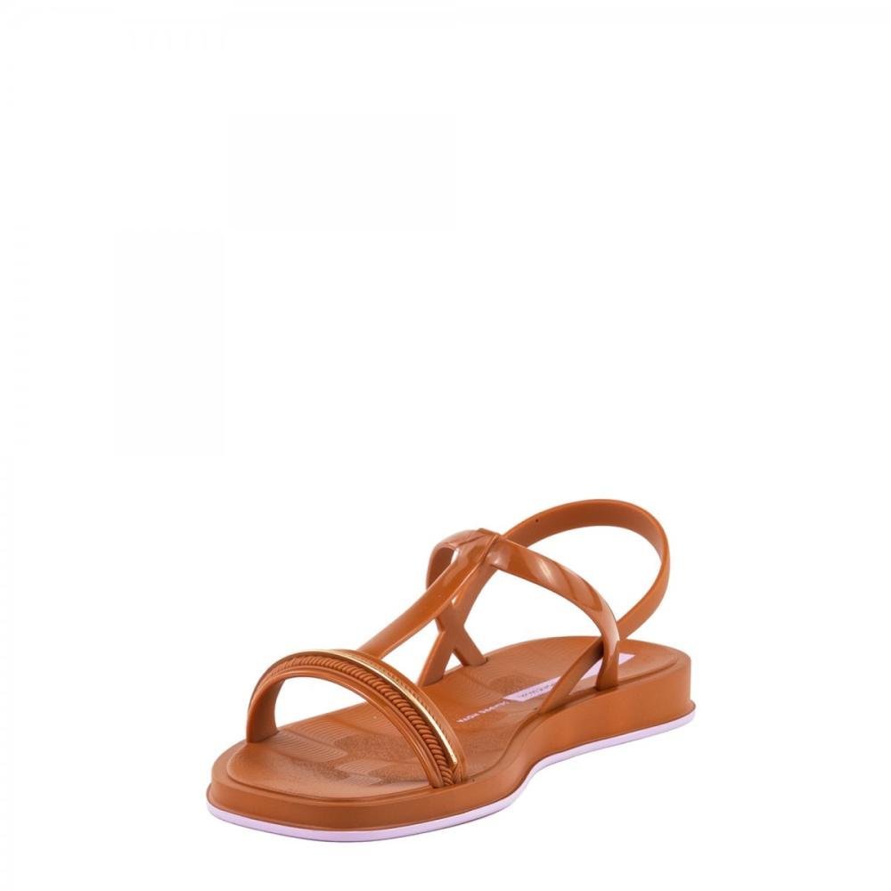 Sandália Rasteira Ipanema Glow Feminina Marrom 4