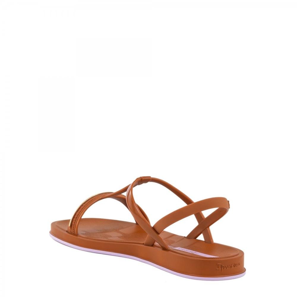 Sandália Rasteira Ipanema Glow Feminina Marrom 5