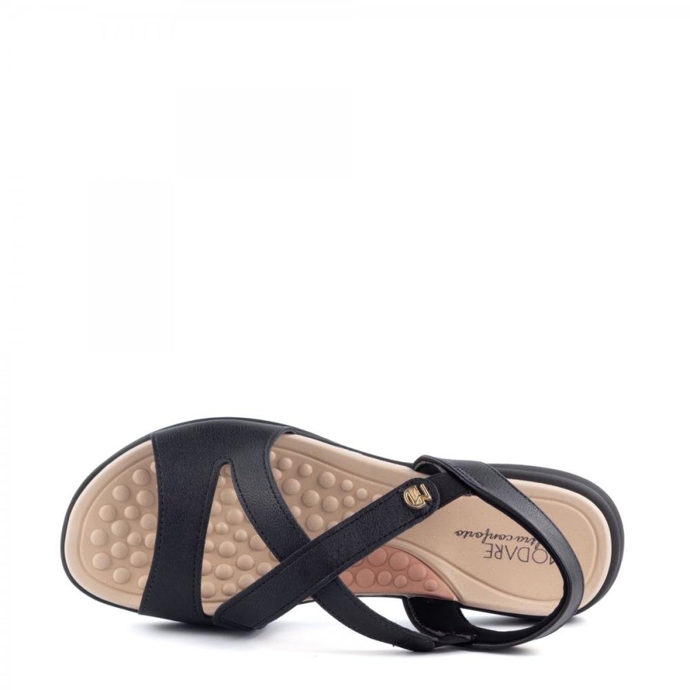 Sandália Conforto Massageadora Modare Feminina Preto 3