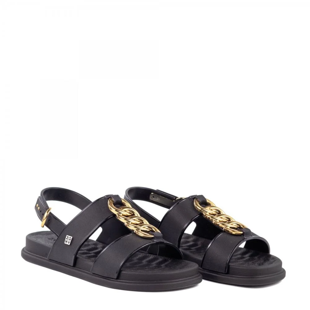 Sandália Casual Zaxy Feminina Preto 3