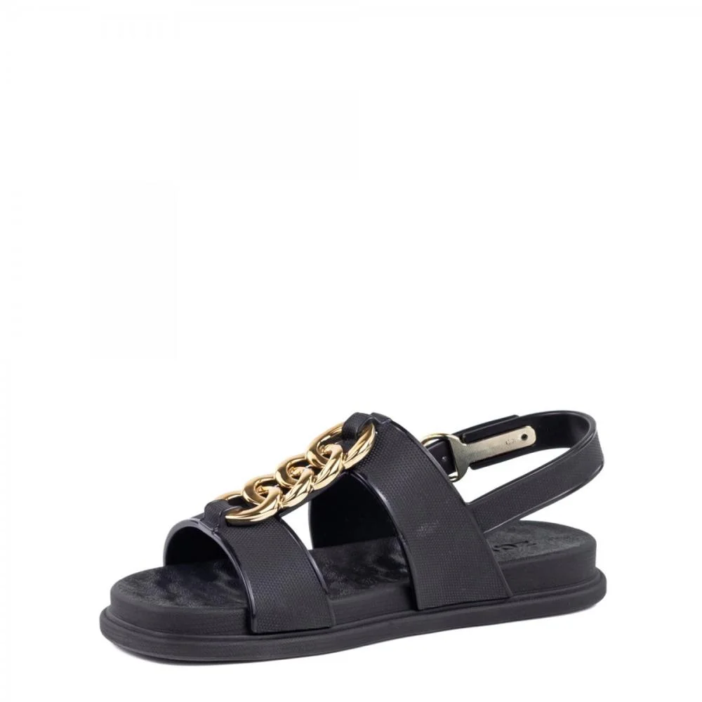 Sandália Casual Zaxy Feminina Preto 4