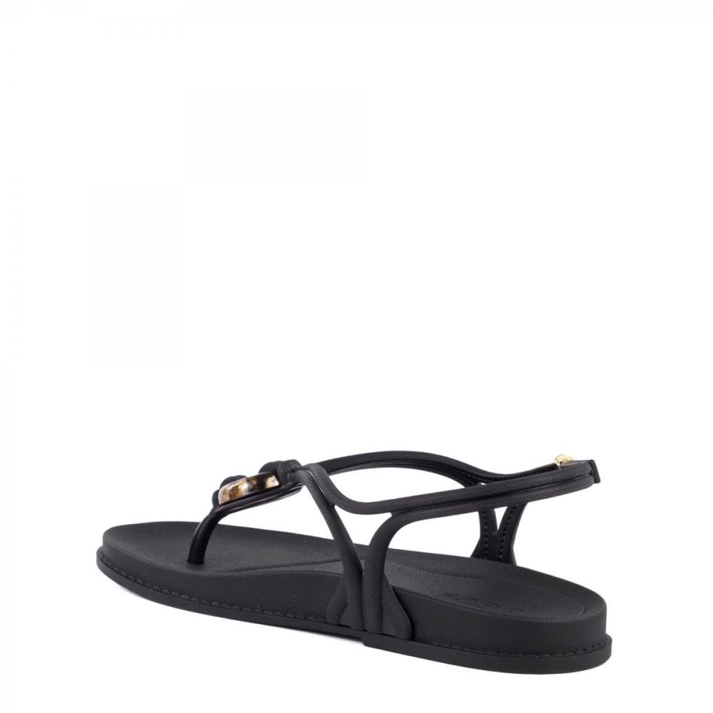 Sandália Dedo Casual Grendha Feminina Preto 4