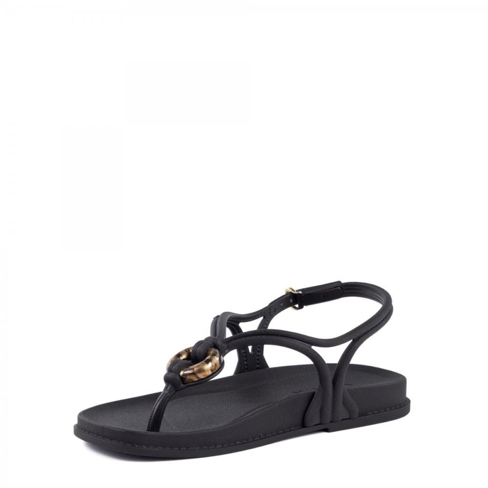 Sandália Dedo Casual Grendha Feminina Preto 5