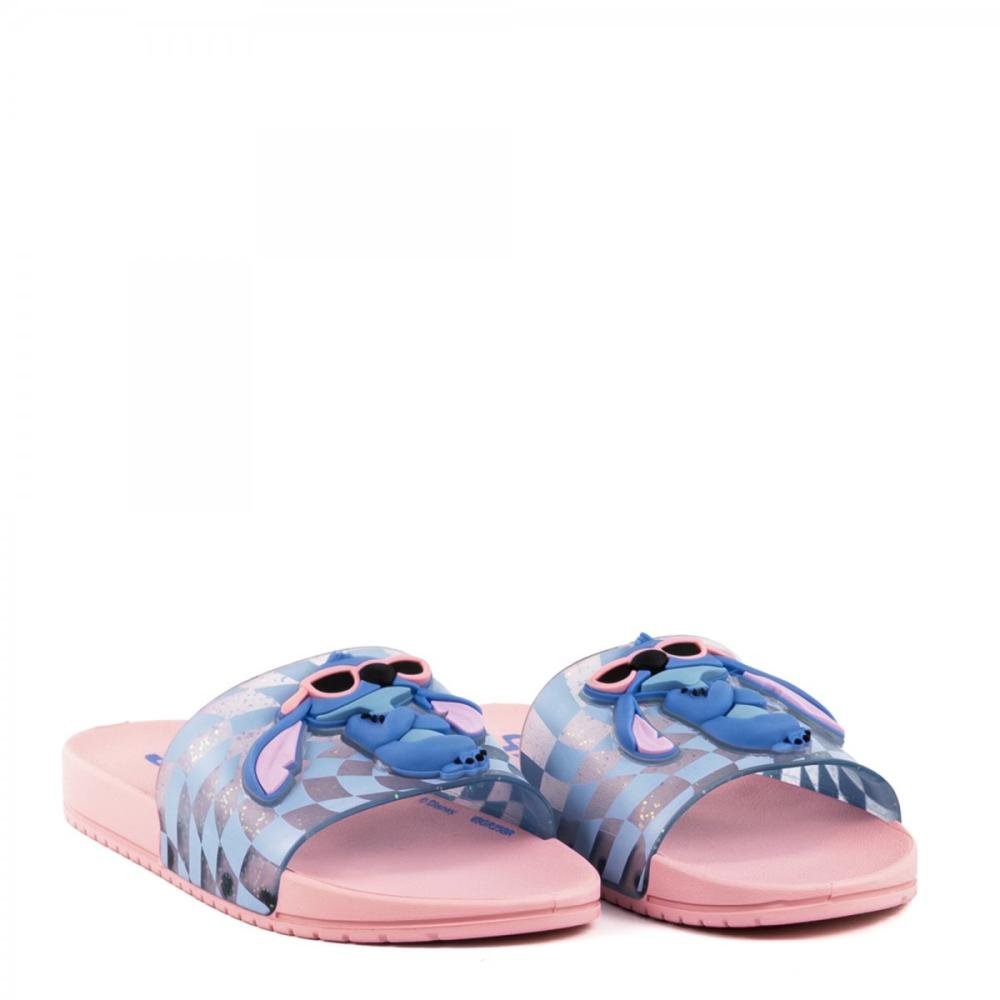Chinelo Slide Stitch Grendene Kids Infantil Menina Azul 2
