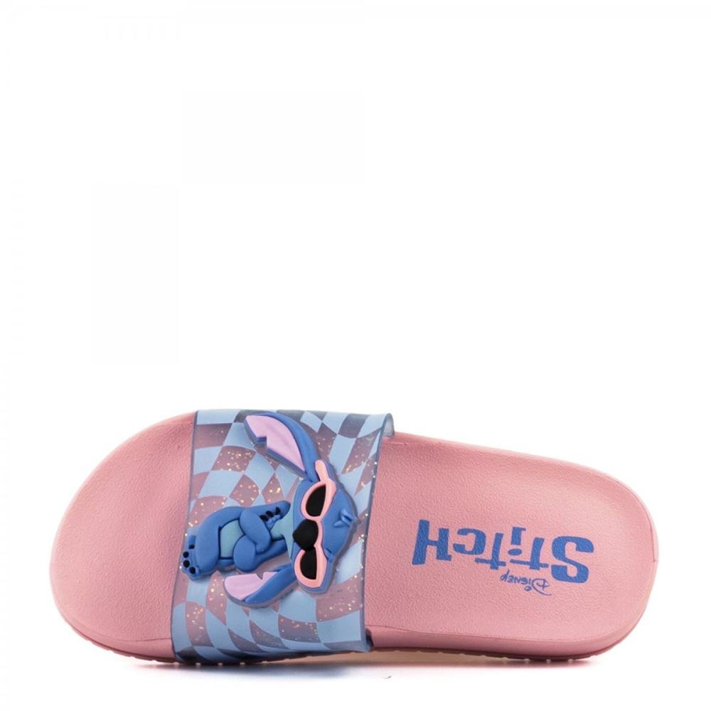 Chinelo Slide Stitch Grendene Kids Infantil Menina Azul 3