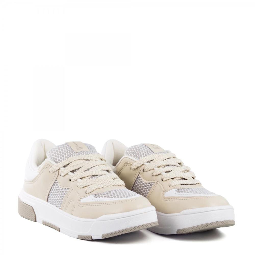 Tênis Casual Street Flat Vizzano Feminino Bege 3