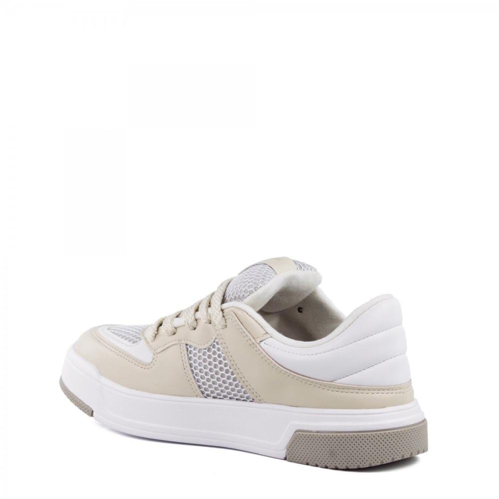 Tênis Casual Street Flat Vizzano Feminino Bege 5