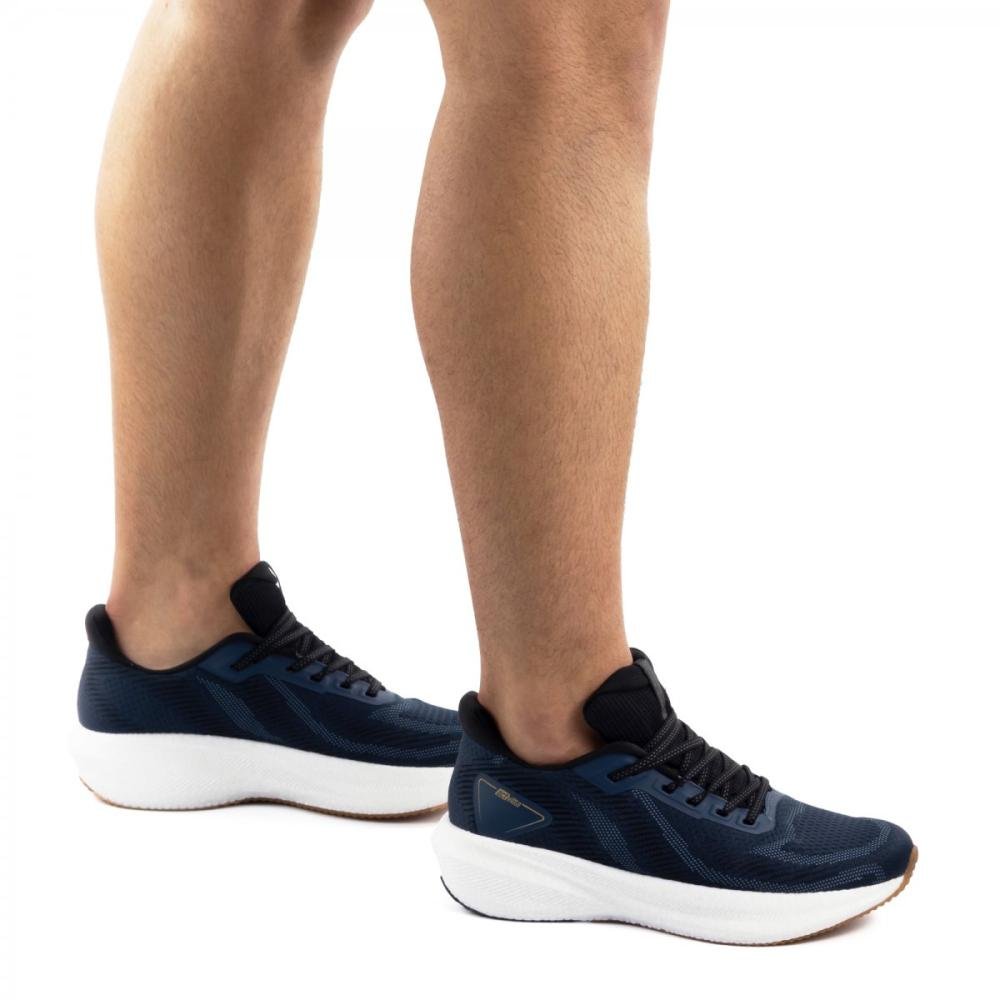 Tênis Esportivo Solado Ultraleve Actvitta Masculino Azul Marinho 2
