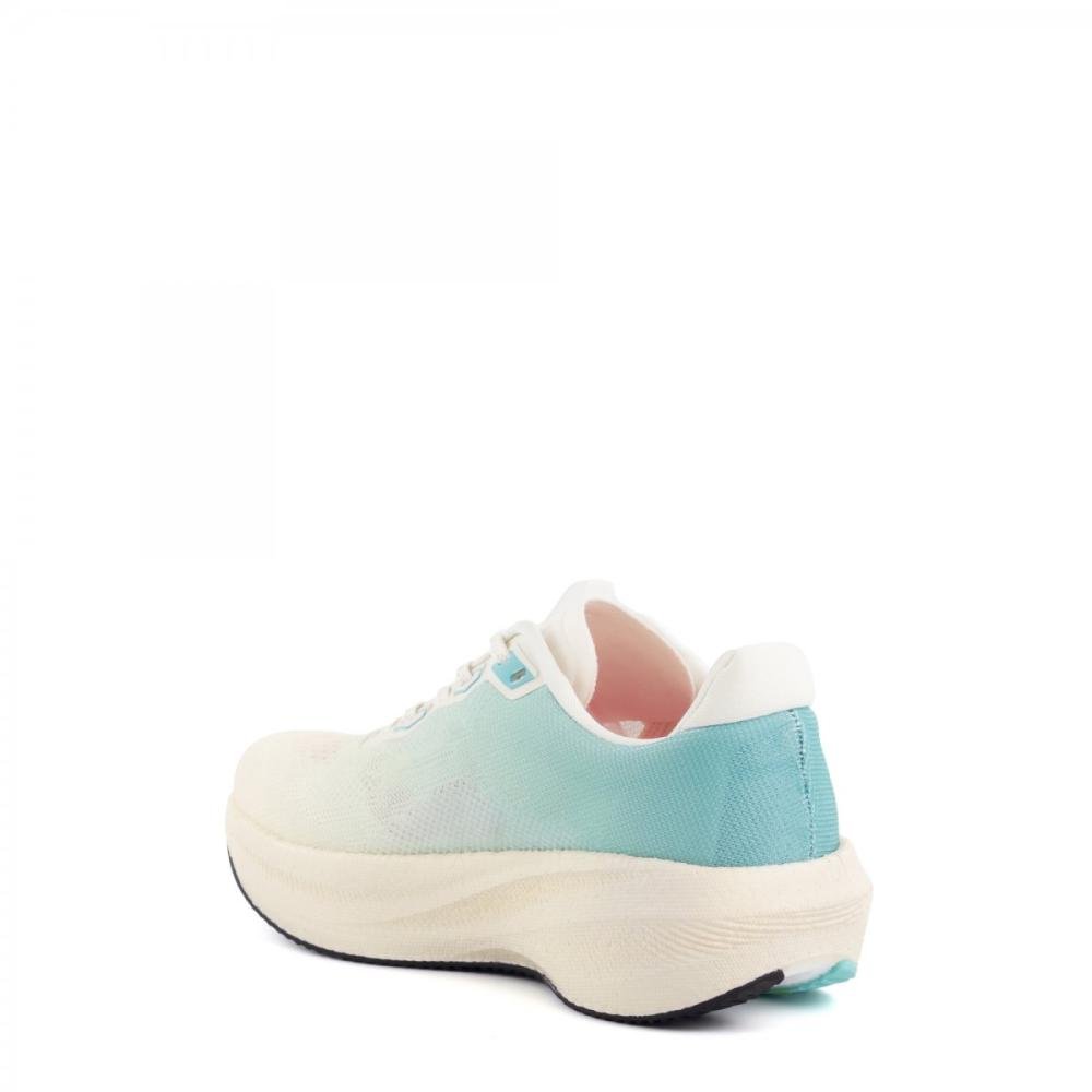 Tênis Esportivo Solado Ultraleve Actvitta Feminino Off White/Verde 4