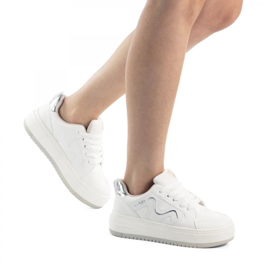 Tênis Flat Chunky Via Marte Feminino Branco 2