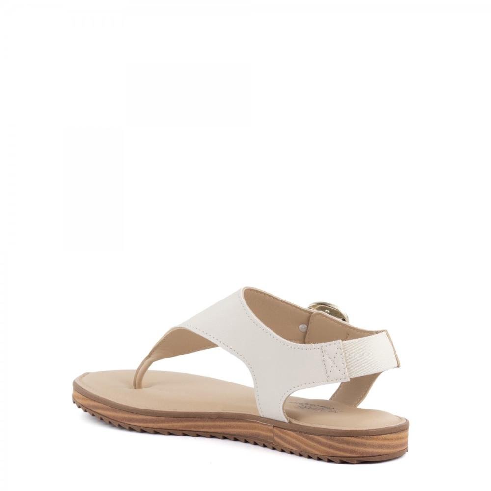Sandália Dedo Fivela Modare Ultraconforto Feminina Off White 4