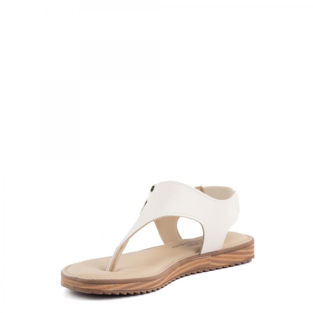 Sandália Dedo Fivela Modare Ultraconforto Feminina Off White 5