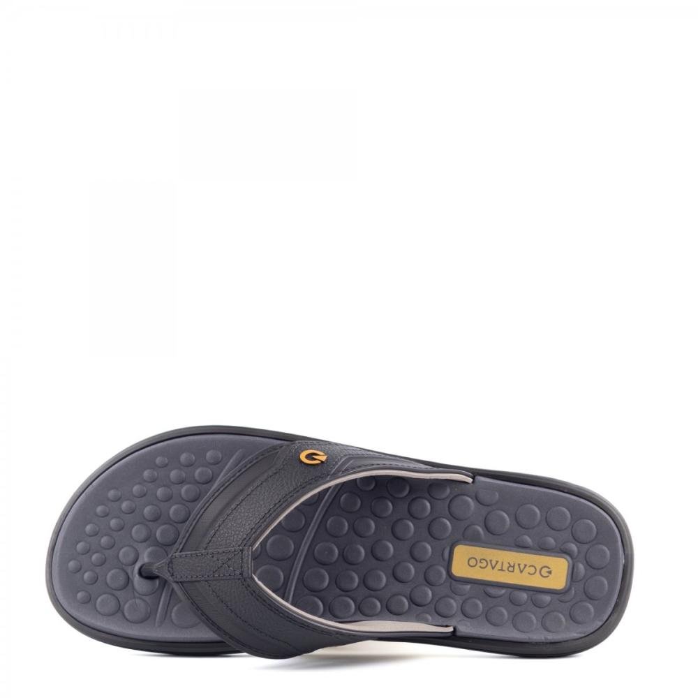 Chinelo Dedo Casual Cartago Masculino Preto 3