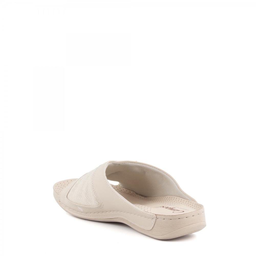 Tamanco Clássico Conforto Campesí Feminino Bege 4