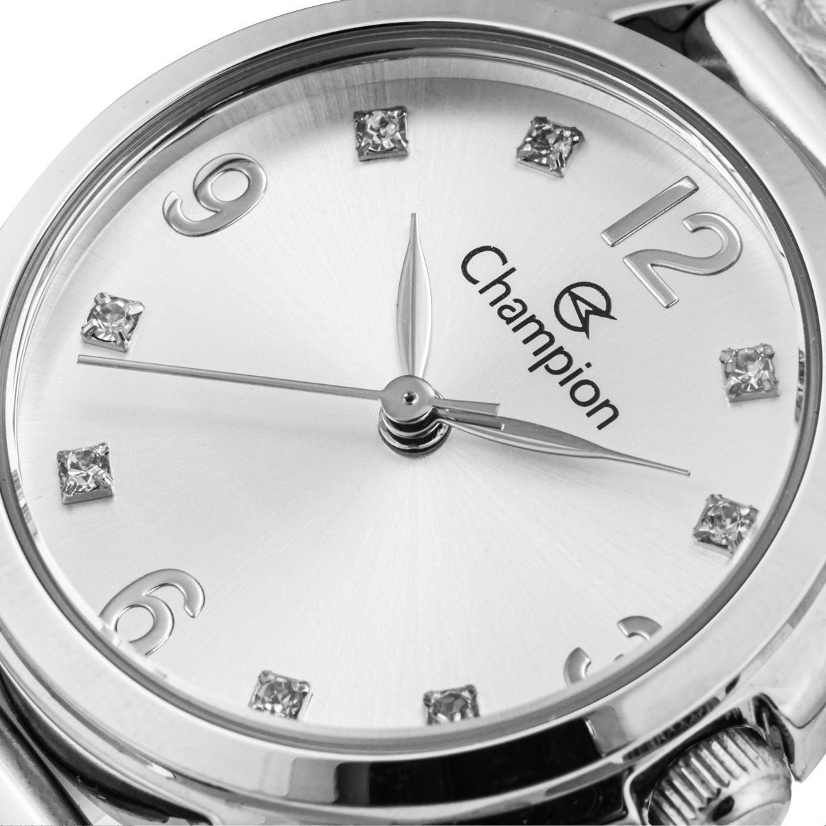 Relógio Feminino Champion Analógico Prata Pequeno CF24117Q + Colar e Brincos Prata 6