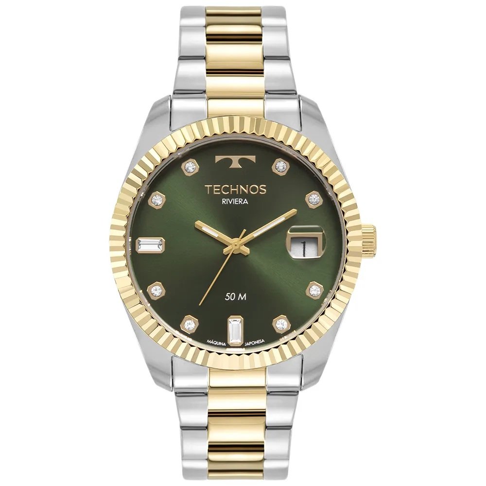 Relógio Technos Masculino Classic Riviera Bicolor 2415DV/1V