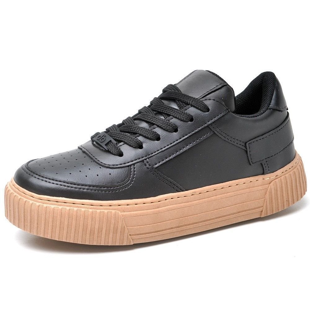 Tênis Feminino Sneacker Street DUBUY 031FG Preto 2