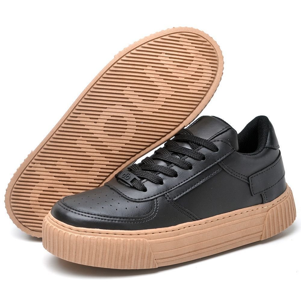 Tênis Feminino Sneacker Street DUBUY 031FG Preto 4