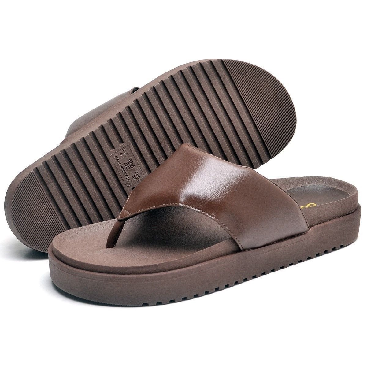 Sandália Feminina Papete DUBUY 2045FG Marrom 4