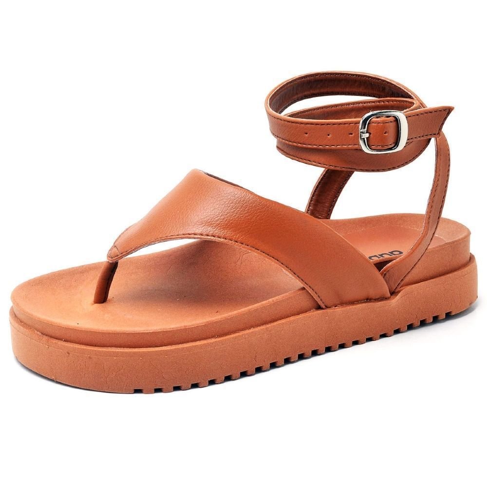 Sandália Feminina Papete DUBUY 2046FG Terracota 2