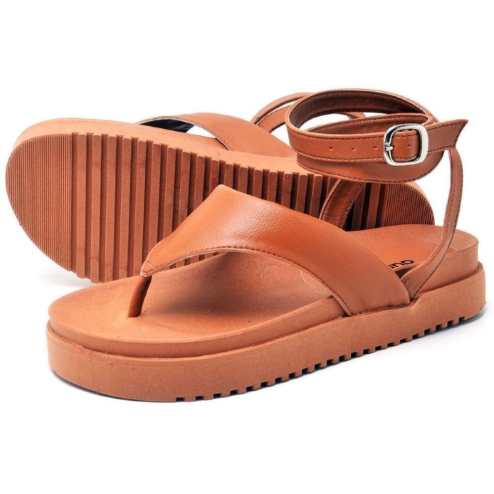 Sandália Feminina Papete DUBUY 2046FG Terracota 4