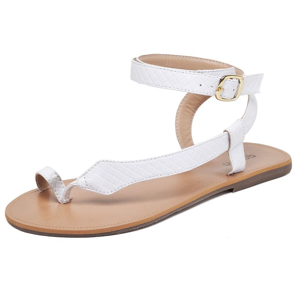 Rasteira Feminina DUBUY 2033FG Branco 2
