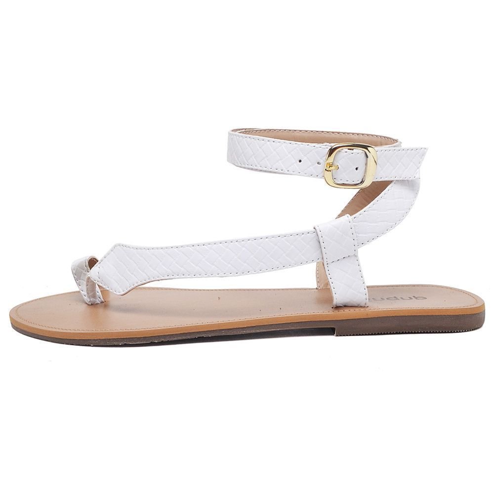 Rasteira Feminina DUBUY 2033FG Branco 3