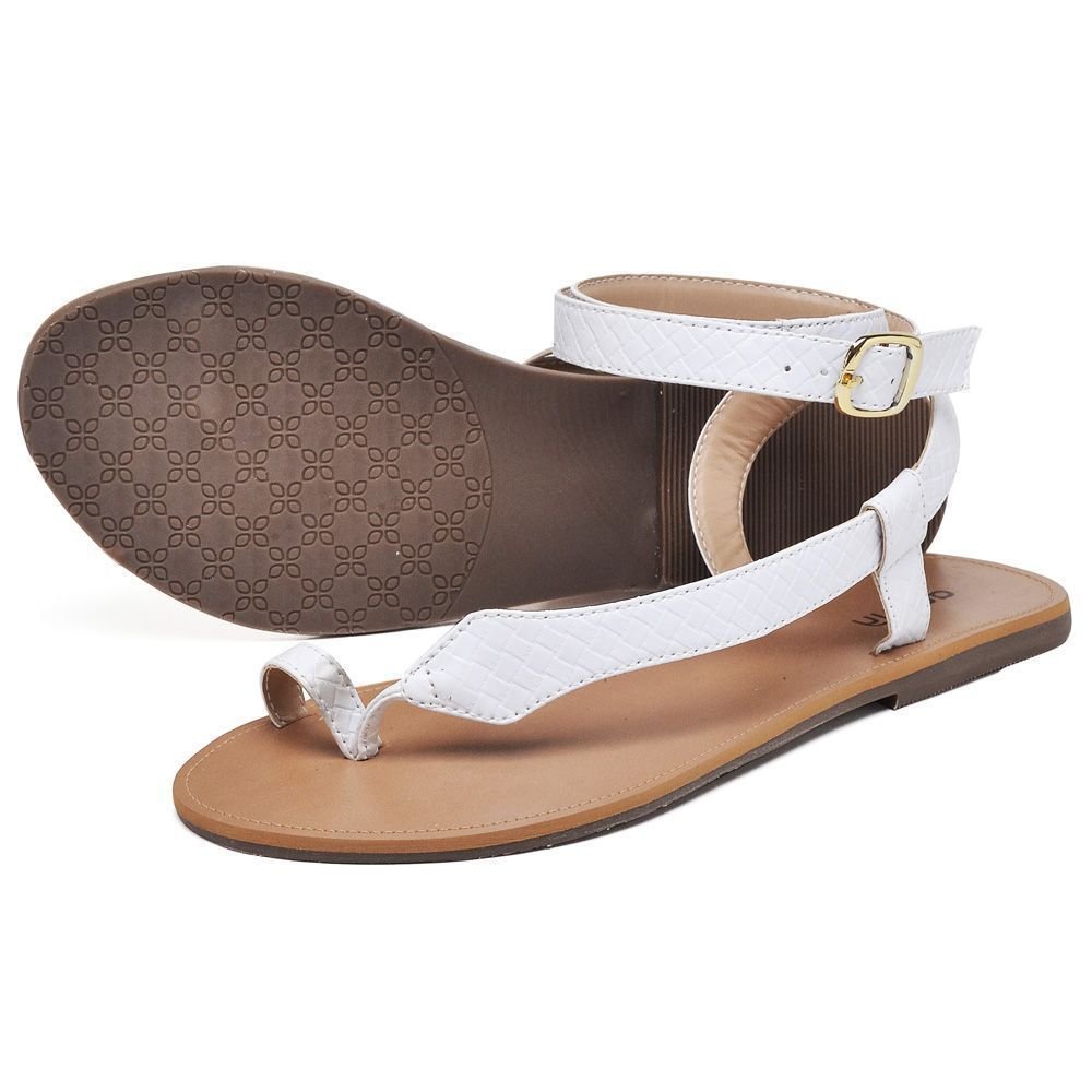 Rasteira Feminina DUBUY 2033FG Branco 4