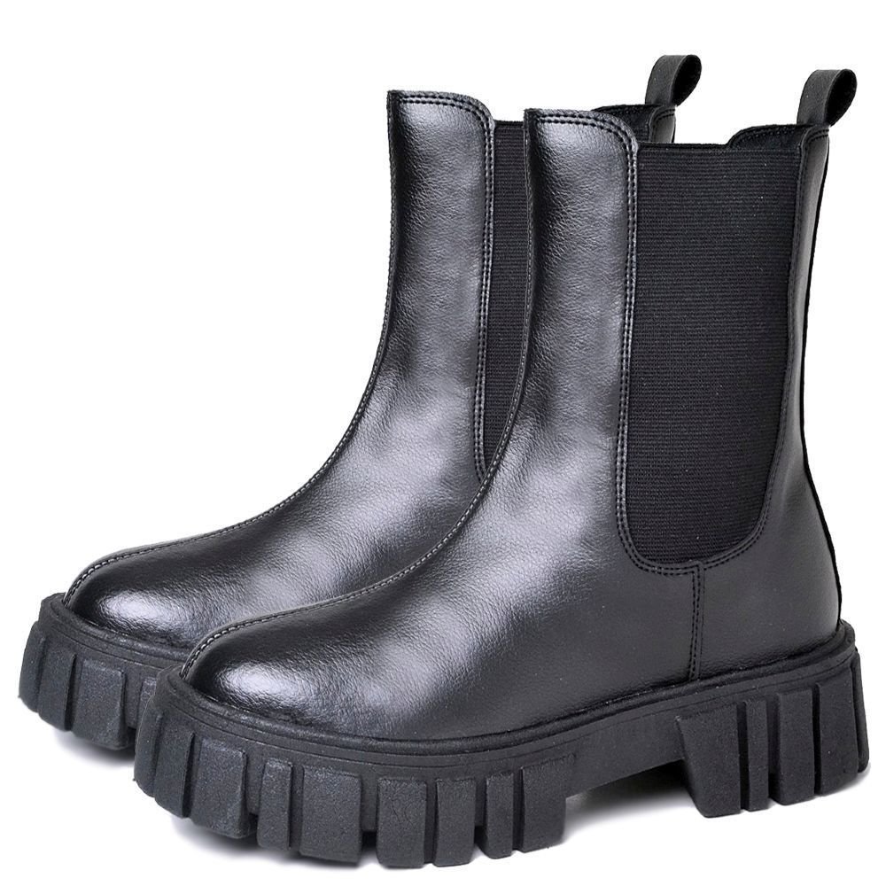 Bota Coturno Feminino Tratorada DUBUY 1506FG Preto 1
