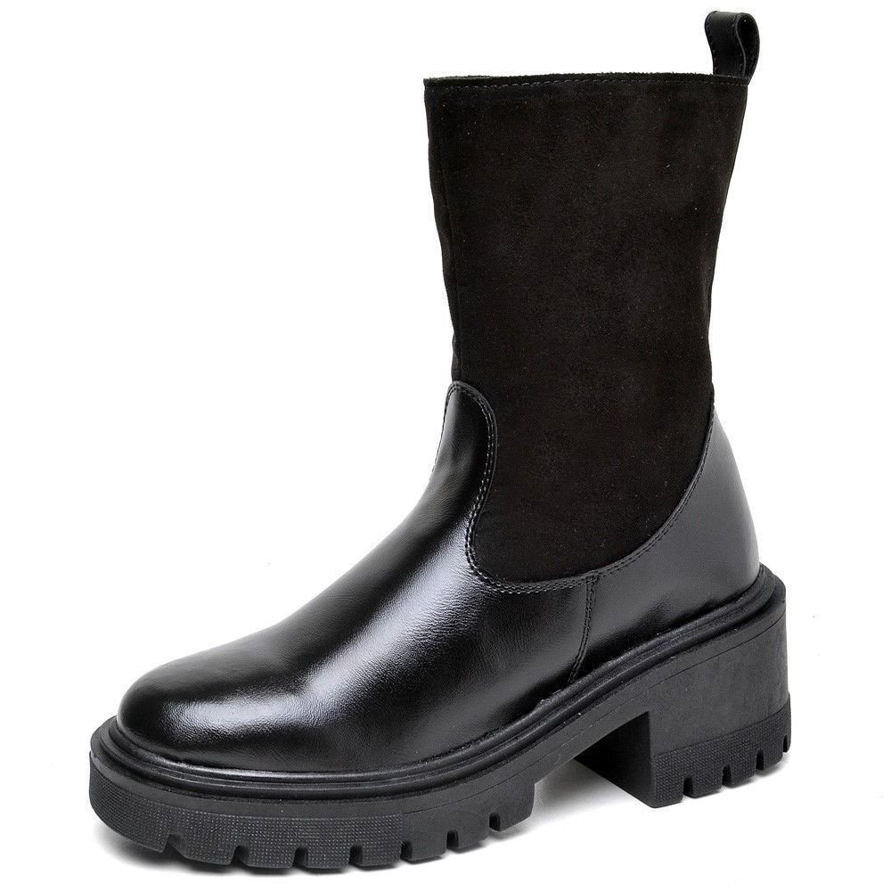 Bota Feminina de Salto Tratorado DUBUY 1200FG Preto 3