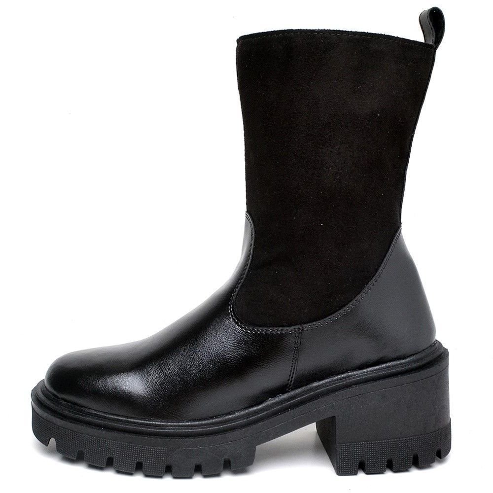 Bota Feminina de Salto Tratorado DUBUY 1200FG Preto 4