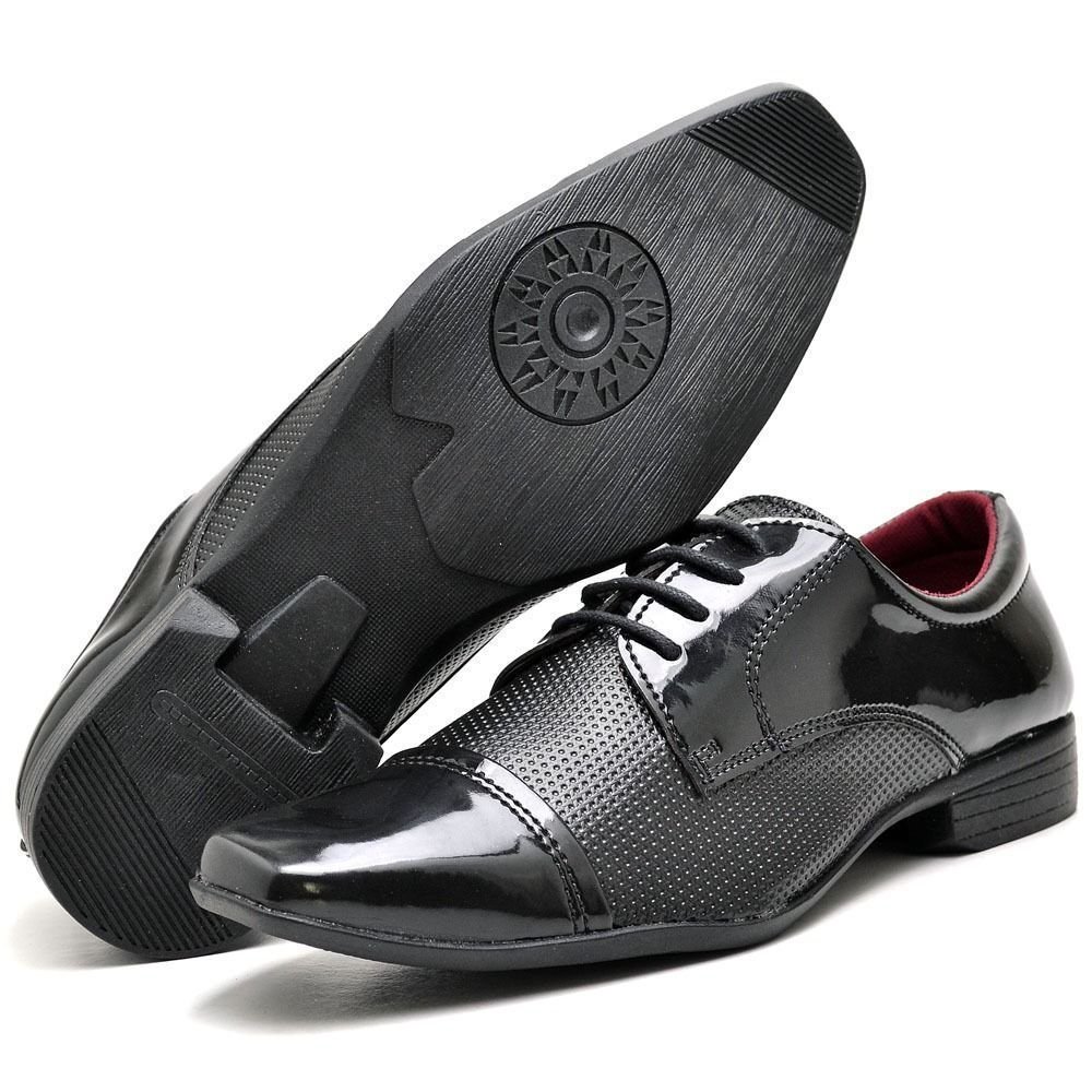 Sapato Social Masculino DUBUY 707FG Preto 3