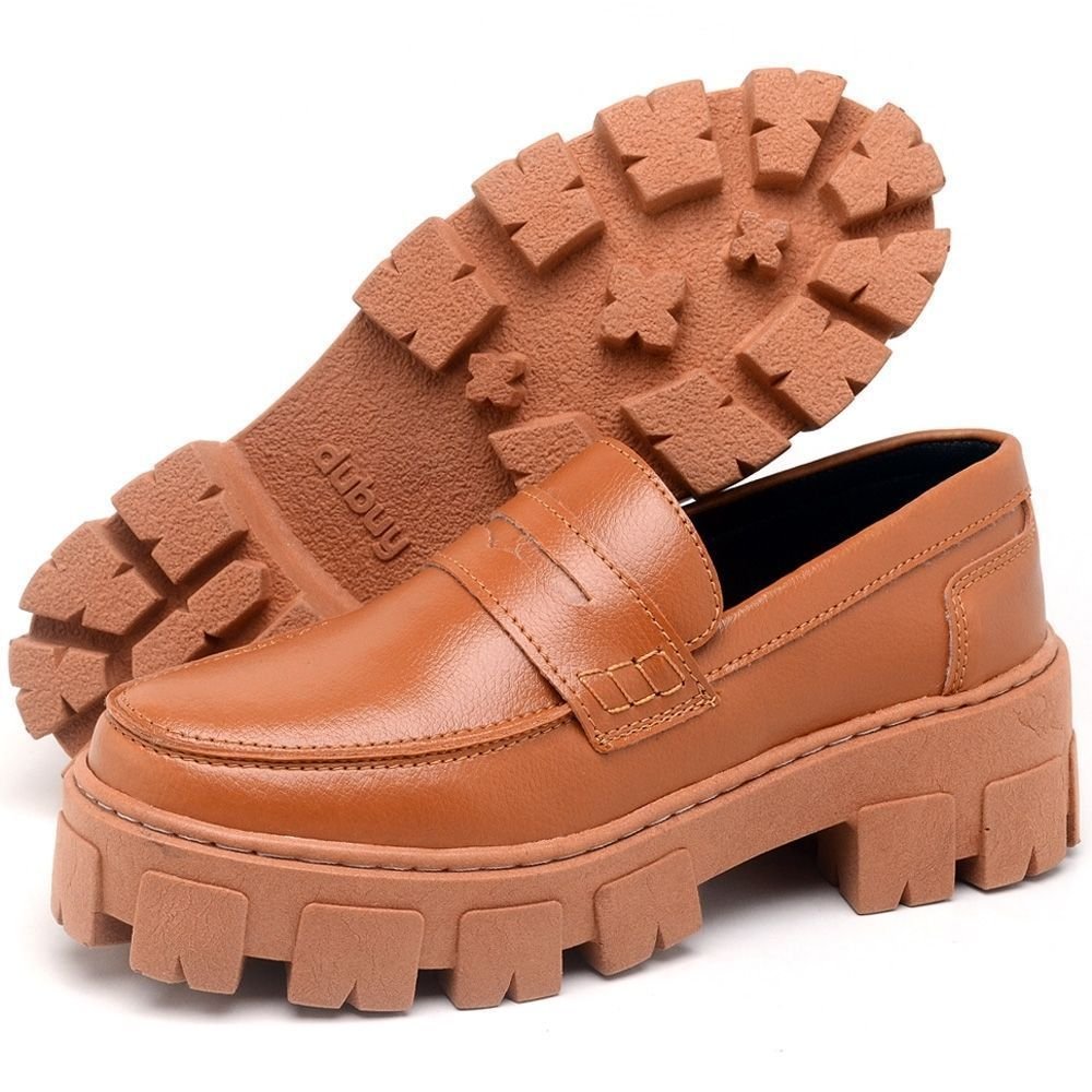 Sapato Mocassim Feminino DUBUY 1404FG Marrom 5
